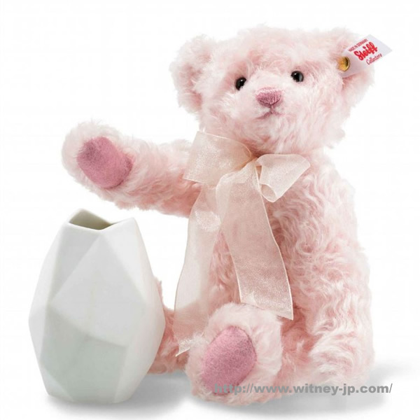 シュタイフ ローゼンタール花瓶付き ローズテディベア Ean テディベア通販 テディベア オブ ウィットニー