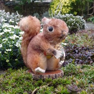 画像: Steiff Perri Squirrel 16cm 推定1960年代 （ビンテージ）