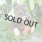 画像: 珍しいお色です☆ Steiff Dark Brown Original Teddy 18cm 推定1950年代　（ビンテージ）