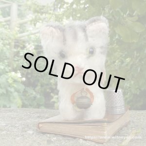 画像: 10 cm Steiff Tabby Cat 推定1960年代　（ビンテージ）