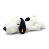 画像:  2025年新作☆ シュタイフ おやすみスヌーピー Snoopy Lying 43cm (黄タグ）