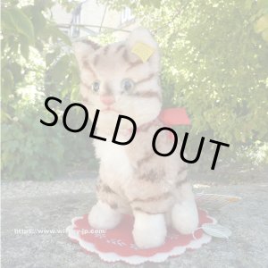 画像: 大変貴重なお品です！ シュタイフ社アーカイブより 18cm Steiff Cattie Cat 1969年　（ビンテージ）