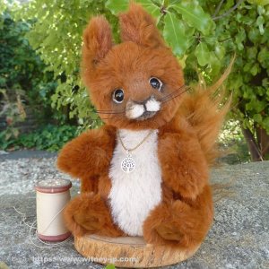 画像: 1点もの☆ リスのフィプシ 17cm by Silvia Gilles （独）