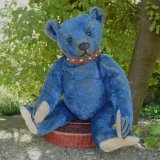 画像: 1点もの☆ Bear Bleu by Dany Melse 37cm （独）