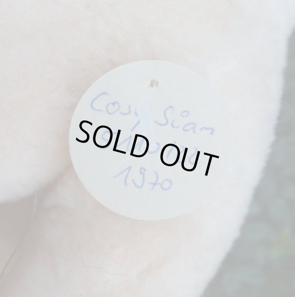 画像7: 大変貴重なお品です！ シュタイフ社アーカイブより Cosy Siam Cat 22cm 1970年（ビンテージ）