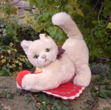 画像: ID全てあり☆大変貴重なお品です！ シュタイフ社アーカイブより Cosy Sulla Cat 22cm 1985年（ビンテージ）