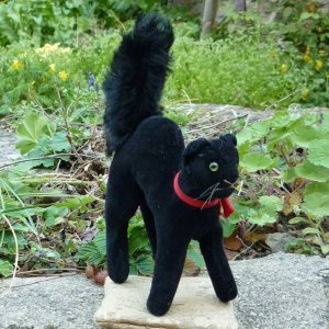 画像: Steiff Black Tom Cat 10cm 推定1968-1973年頃（ビンテージ）