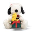 画像3: 【送料無料】シュタイフ スヌーピーとウッドストック「クリスマス」 16cm