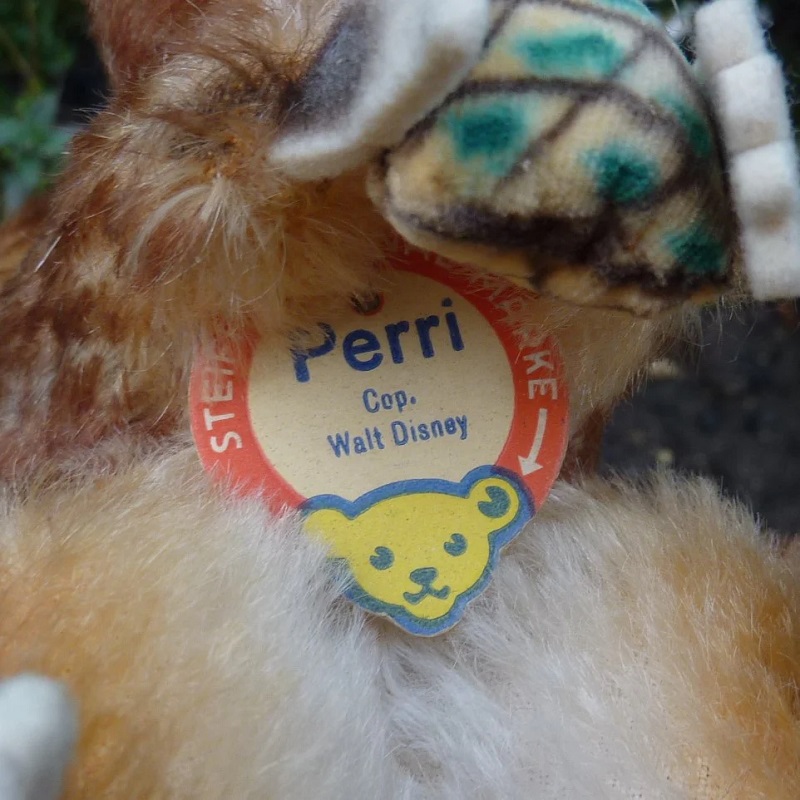 画像5: Steiff Perri Squirrel 16cm 推定1960年代 （ビンテージ）