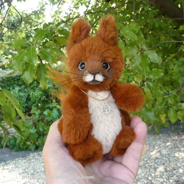 画像: 1点もの☆ リスのフィプシ 17cm by Silvia Gilles （独）