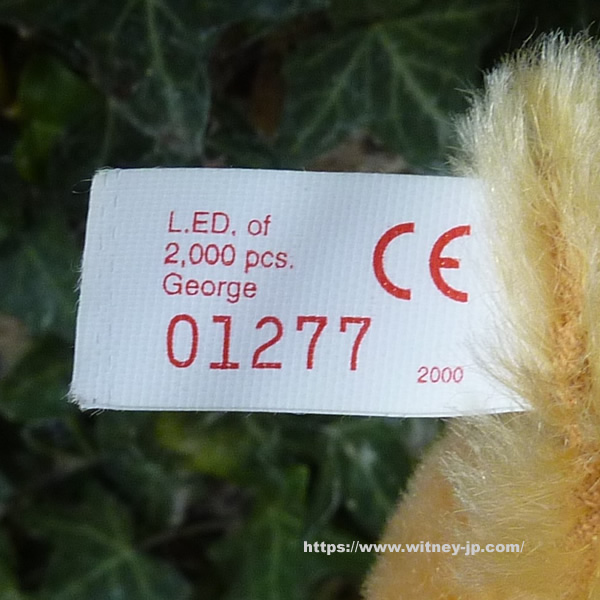 シュタイフ ジョージ シュタイフ テディベア通販 テディベア・オブ