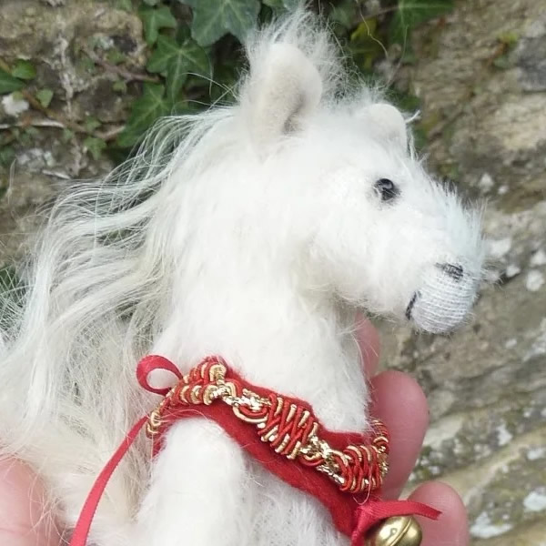 画像7: Xmasに！新年に！！ 1点もの☆　Luna Pony 15cm by Lynne Farmer（英）