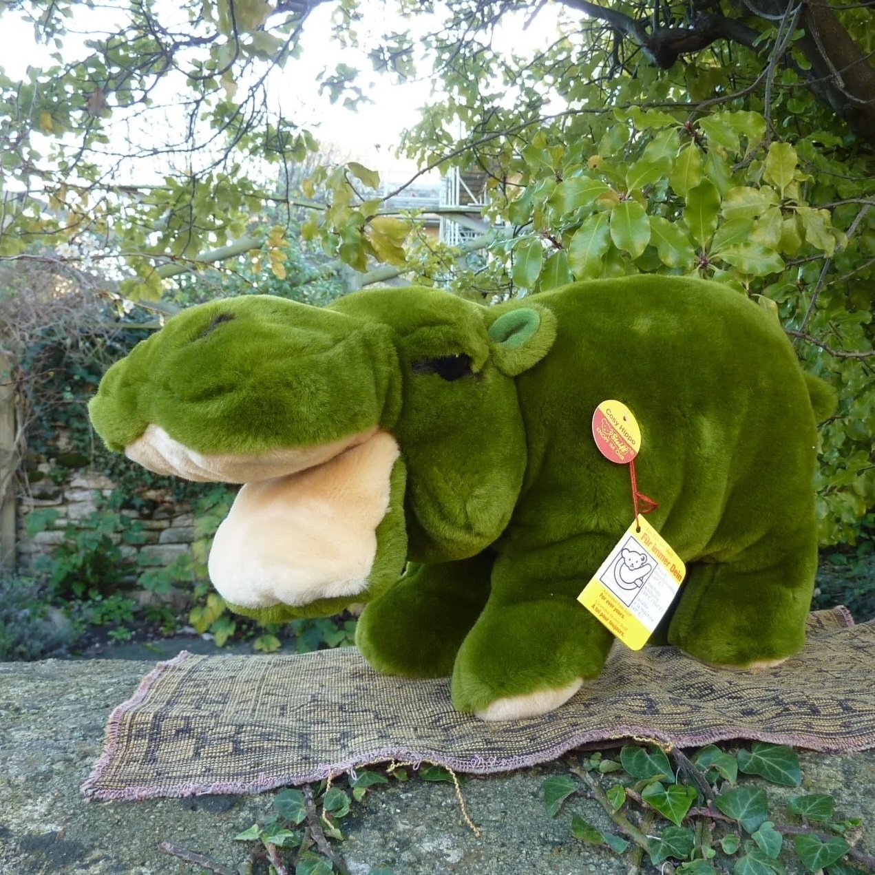 画像3: 大変貴重なお品です！ シュタイフ社アーカイブより 40cm  コージー・カバ　1986年 社内用見本モデル　（ビンテージ）