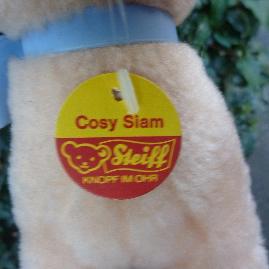 画像6: 大変貴重なお品です！ シュタイフ社アーカイブより Cosy Siam Cat 22cm 1970年（ビンテージ）