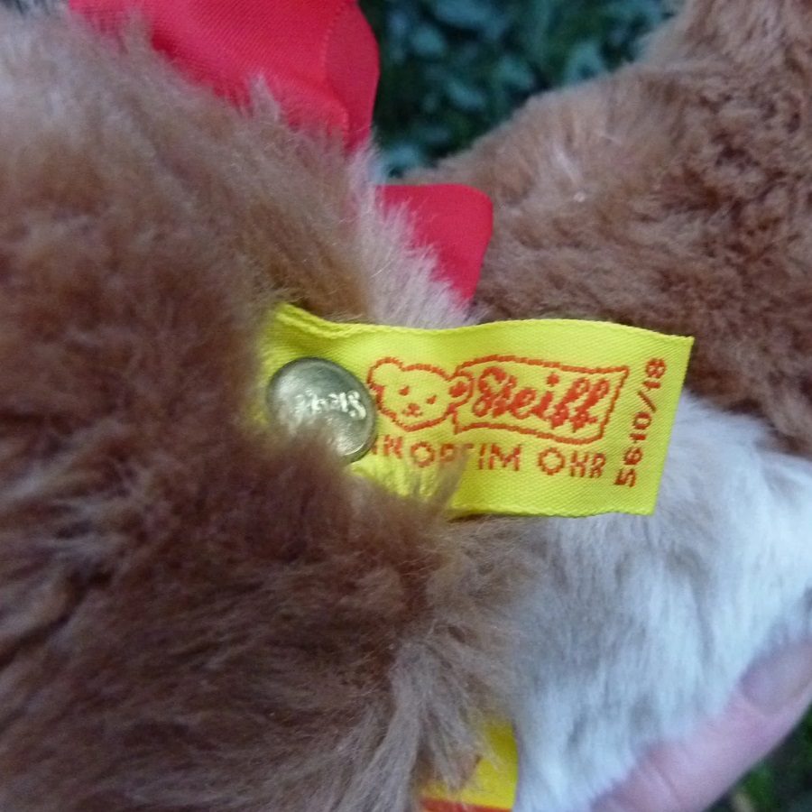 画像: ID全てあり☆大変貴重なお品です！ シュタイフ社アーカイブより Floppy Puppy 18cm 1983年（ビンテージ）