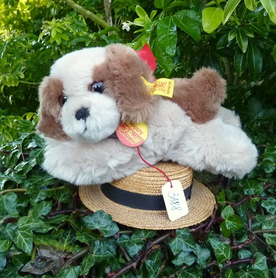 画像: ID全てあり☆大変貴重なお品です！ シュタイフ社アーカイブより Floppy Puppy 18cm 1983年（ビンテージ）