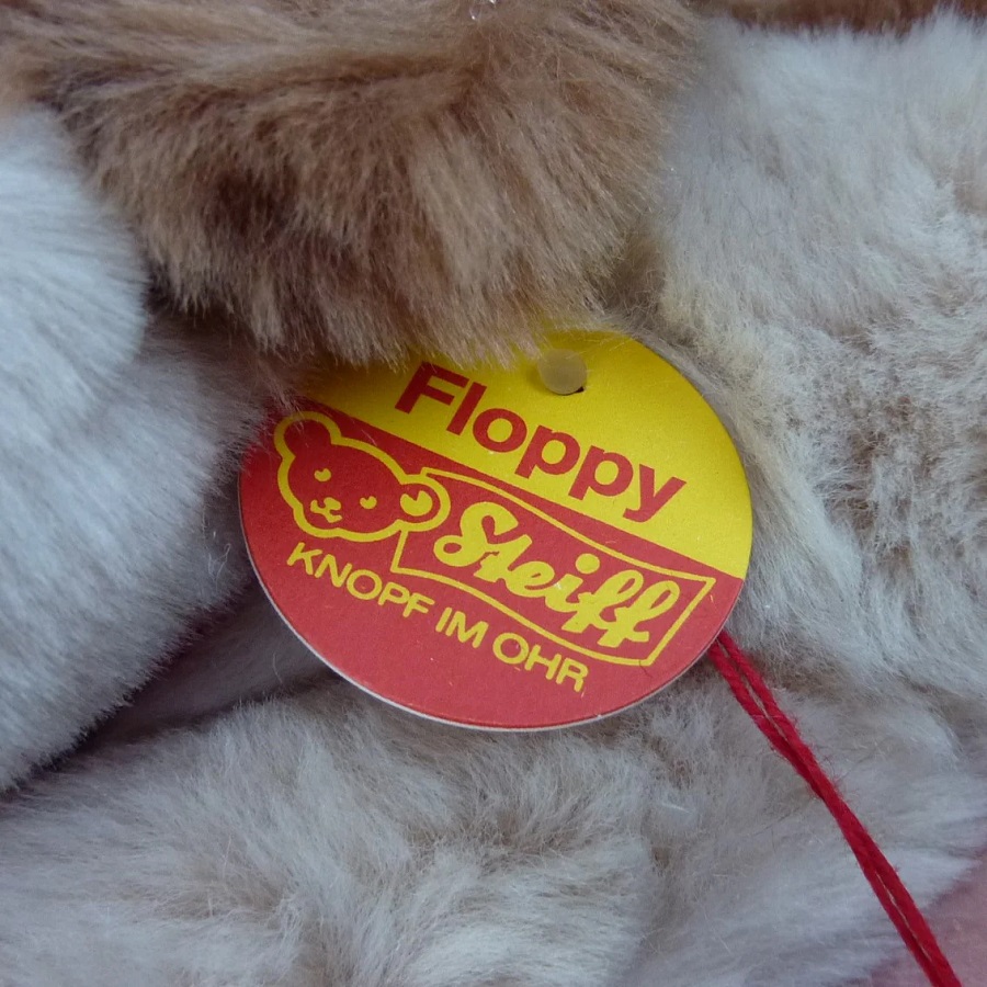 画像: ID全てあり☆大変貴重なお品です！ シュタイフ社アーカイブより Floppy Puppy 18cm 1983年（ビンテージ）