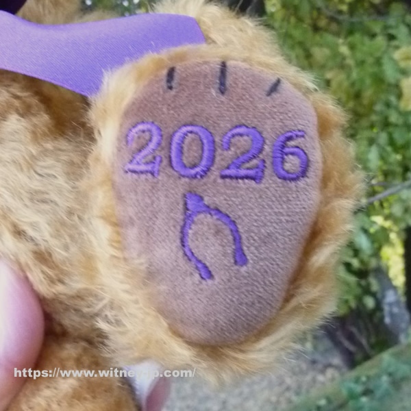 画像: 2026年新作☆ メリーソート チーキーイヤーベア2026　25.5cm  27番