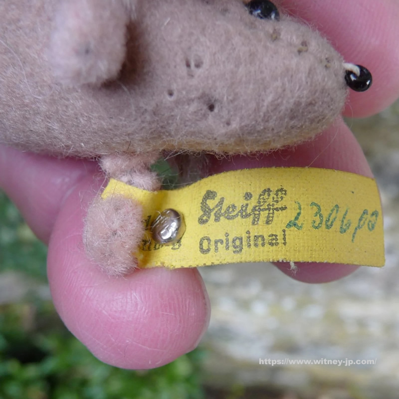 画像: 大変貴重なお品です！ シュタイフ社アーカイブより Joggi Hedgehog 6cm 1966年（ビンテージ）