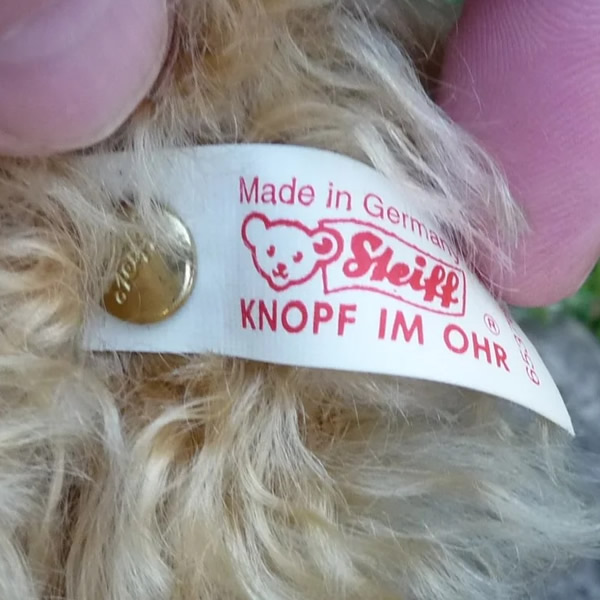 画像4: おすすめです☆ 1997年発売☆シュタイフ社 ウィットニー限定「ヘンダーソン」55cm 97番