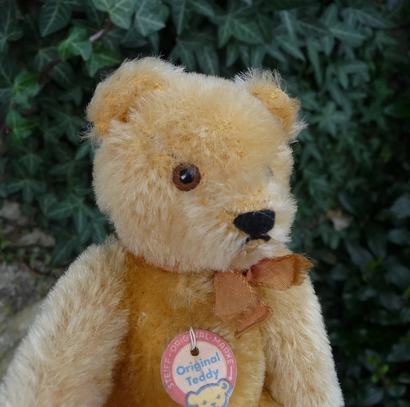 画像6: Steiff Blond Original Teddy 15cm 推定1960年代　（ビンテージ）