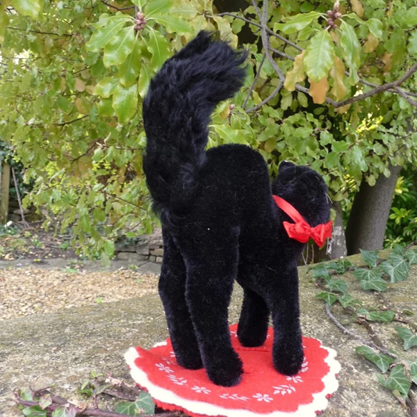 画像5: 人気商品☆ Steiff Black Tom Cat 14cm 推定1960年代（ビンテージ）