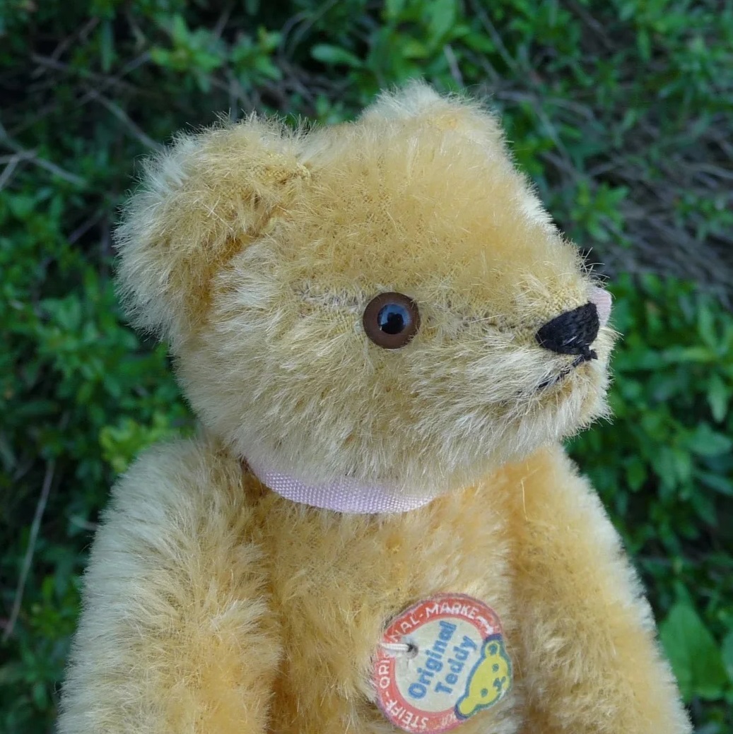 画像4: Steiff Blond Original Teddy 15cm 推定1960年代　（ビンテージ）