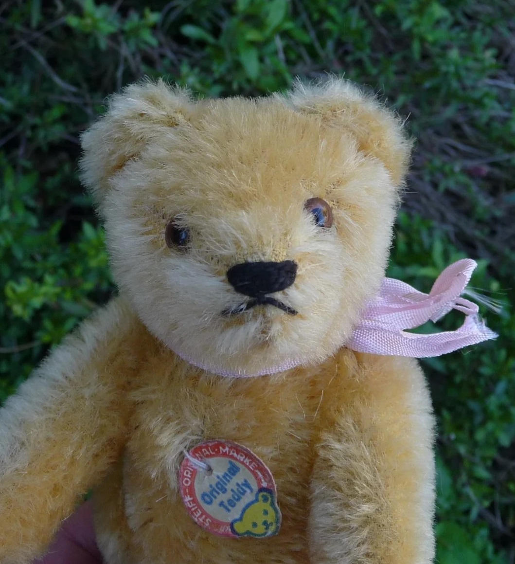 画像6: Steiff Blond Original Teddy 15cm 推定1960年代　（ビンテージ）