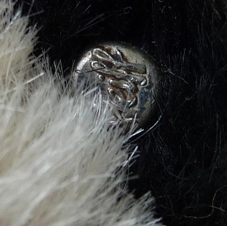 画像: 13cm Steiff Panda 推定1951年〜1961年頃　（ビンテージ）