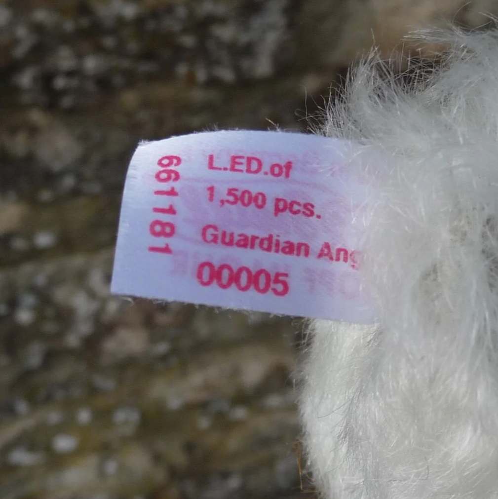 画像9: シュタイフ　【ウィットニー限定】 ジョージーナ・カーディアン・エンジェル・ベア 25cm シリアルナンバー 5番