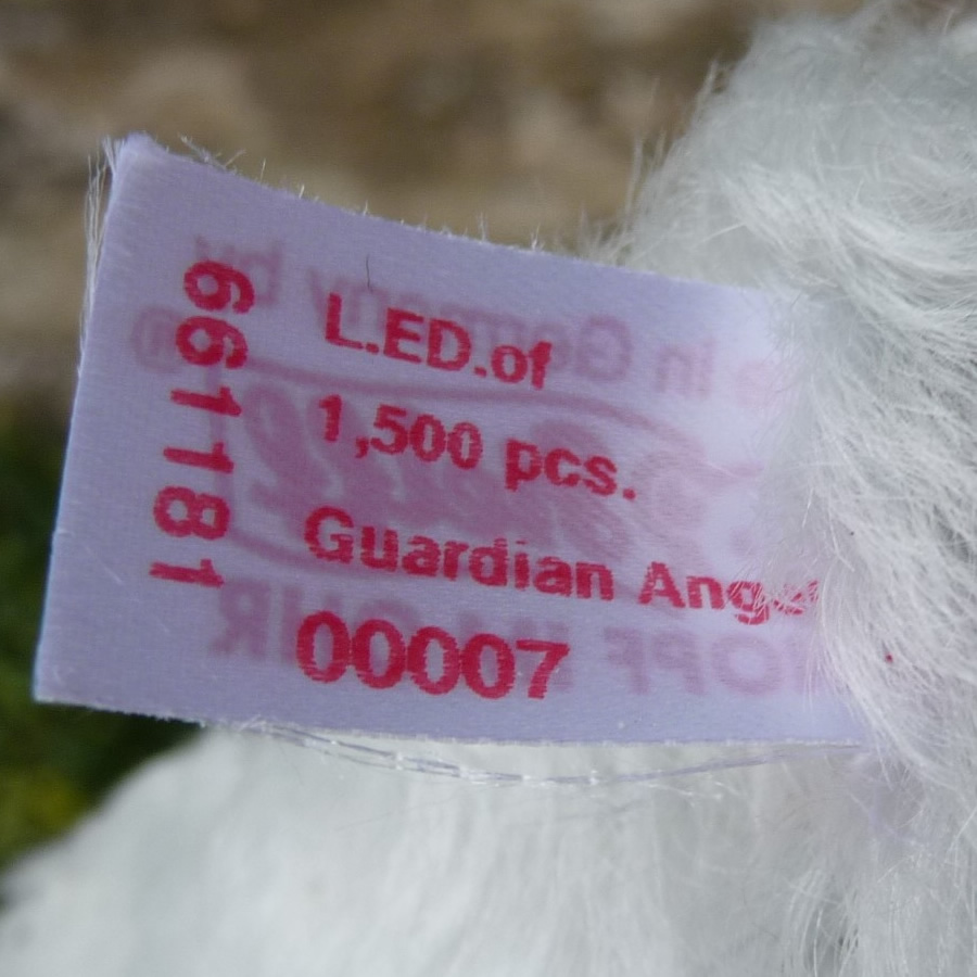 画像10: シュタイフ　【ウィットニー限定】 ジョージーナ・カーディアン・エンジェル・ベア 25cm シリアルナンバー 7番