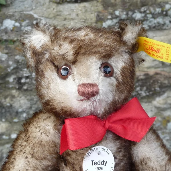 画像3: 新品同様の状態です☆　1997年 シュタイフ ヒストリック・ミニチュア 1926 ブラウンチップド・ベア 16cm