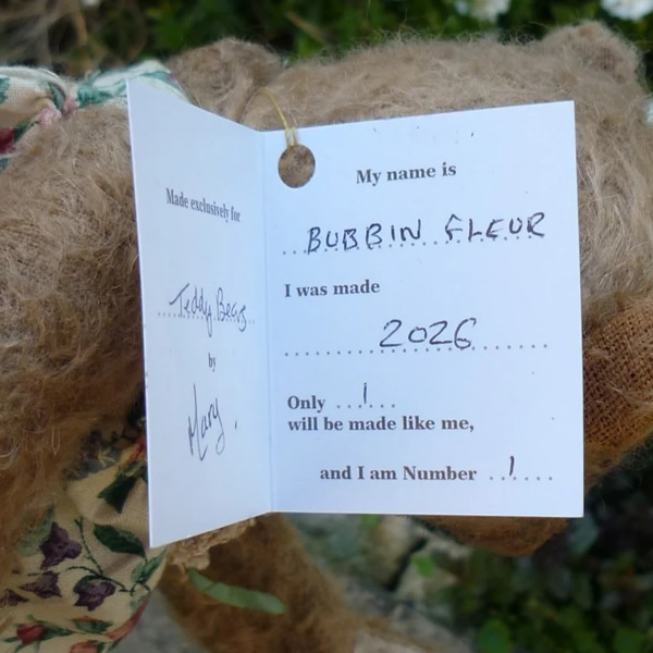 画像7: 1点もの☆ Bubbin Fleur by Mary 26 cm（フォーゲットミーノット）