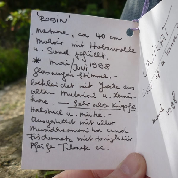 画像11: 入手困難な作品です！ 1998年 ☆ Robin 40cm by マリー・ロビション（ドイツ）