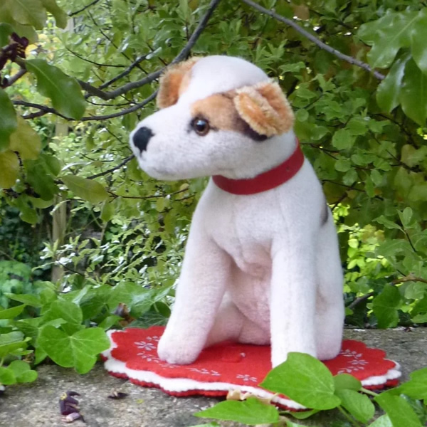 画像1: 激レアです！！ Steiff Elektrola Fox Terrier 17cm 推定1968-1969年頃（ビンテージ）