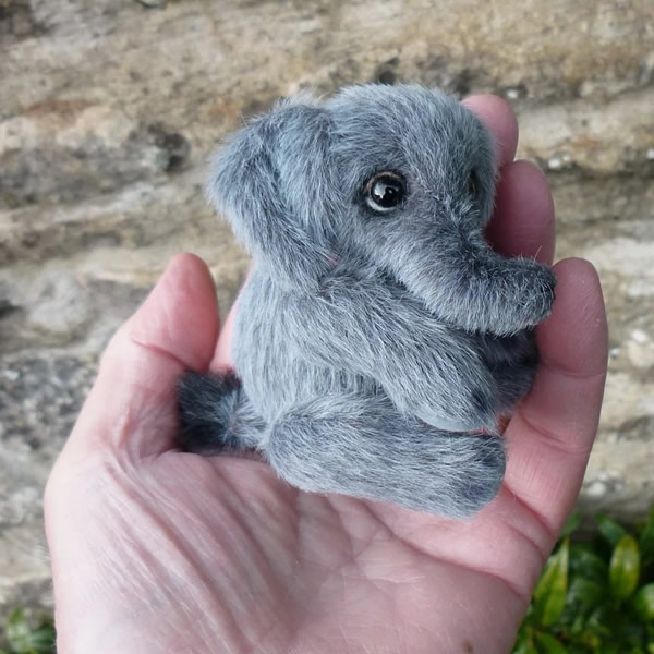 画像5: 1点もの☆ ベビーエレファントの Wendi 10 cm by Silvia Gilles （独）