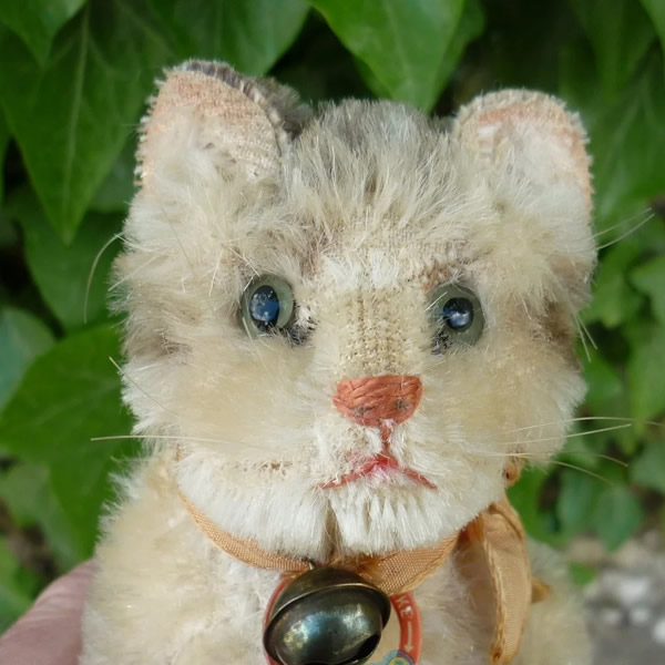画像4: 大変かわいいお顔です☆ 10cm Steiff Susi Cat 推定1950年-1960年代（ビンテージ）