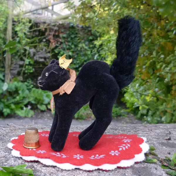 画像2: ID全てあり☆　Steiff Black Tom Cat 10cm 推定1959年-1967年（ビンテージ）