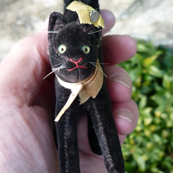 画像6: ID全てあり☆ Steiff Black Tom Cat 8cm 推定1950年-1958年頃（ビンテージ）