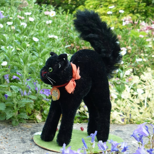 画像1: 人気商品☆ Steiff Black Tom Cat 14cm 推定1959年-1967年頃（ビンテージ）