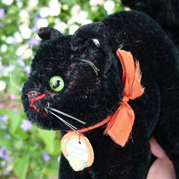 画像6: 人気商品☆ Steiff Black Tom Cat 14cm 推定1959年-1967年頃（ビンテージ）