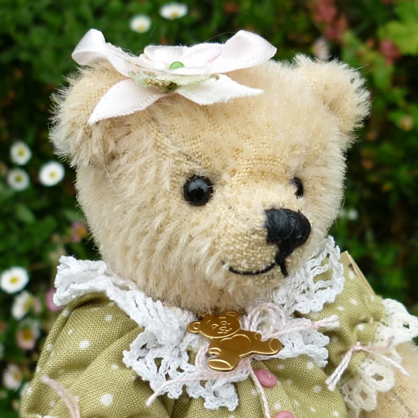 画像5: 1点もの ☆ Rose Garden Soap Box Bear by Sharon Barron 15cm（米）