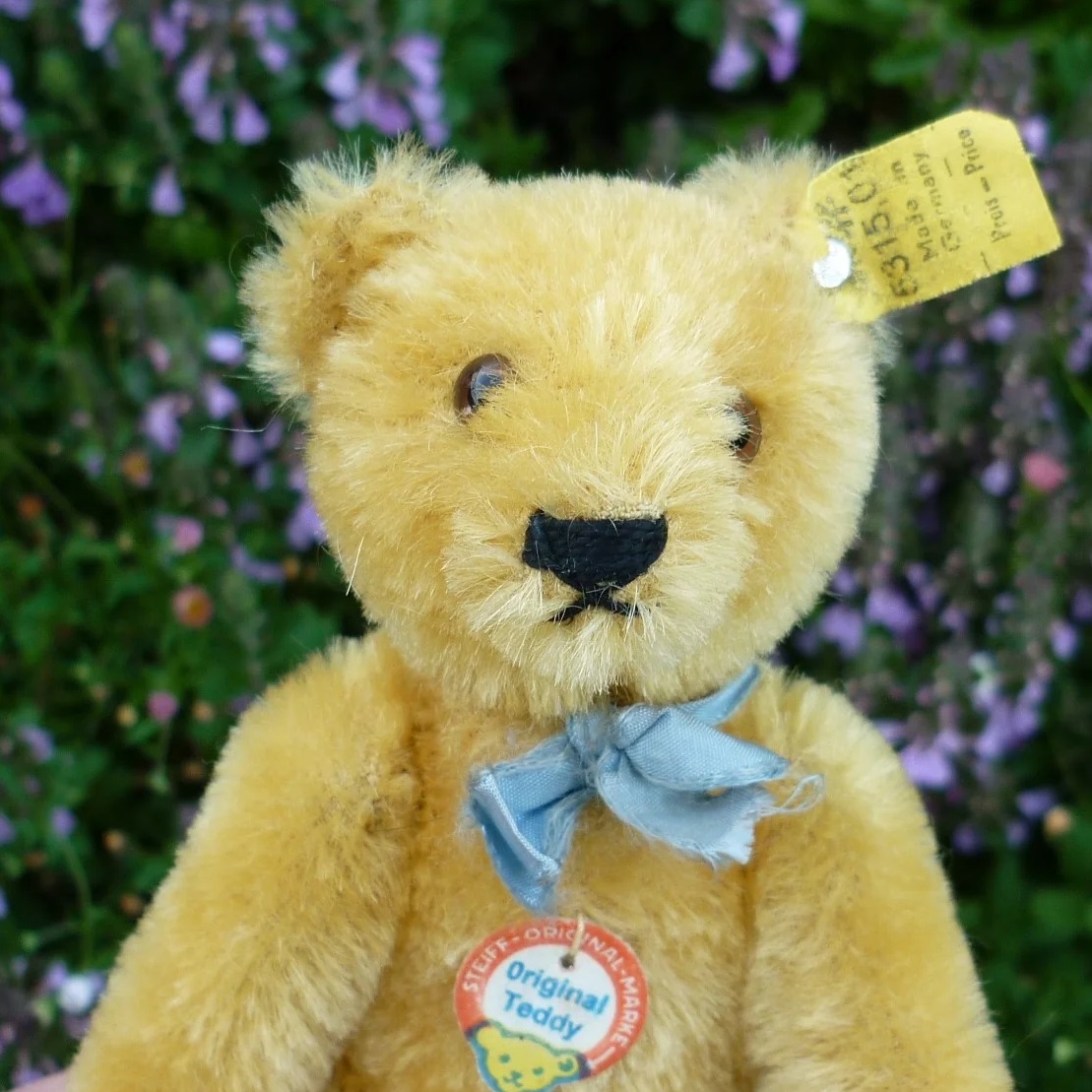 画像4: ID全てあり☆ Steiff Blond Original Teddy 15cm 推定1959年-1966年頃　（ビンテージ）