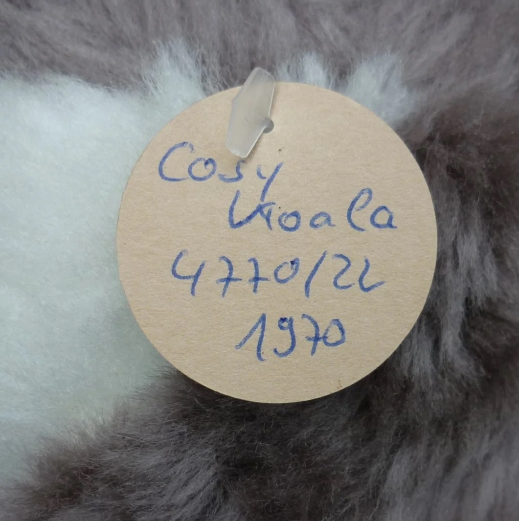 画像5: 大変貴重なお品です！ シュタイフ社アーカイブより 27cm Steiff Cosy Koala 1970年　（ビンテージ）
