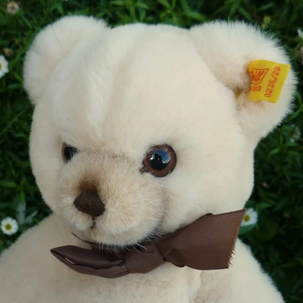 画像: Steiff Petsy Teddy Bear cream 1989年〜1990年頃  28cm